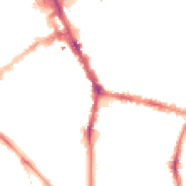 Night-time road noise heatmap for L1 4HL