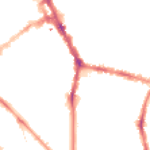 Night-time road noise heatmap for L1 4JF