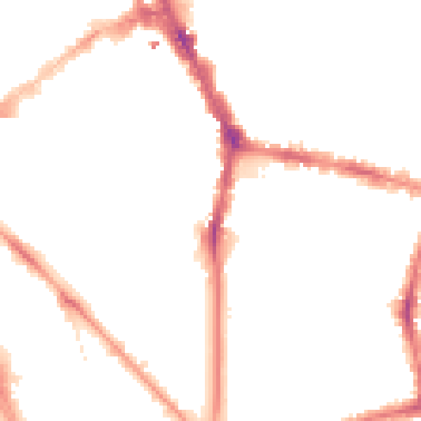 Night-time road noise heatmap for L1 4JQ