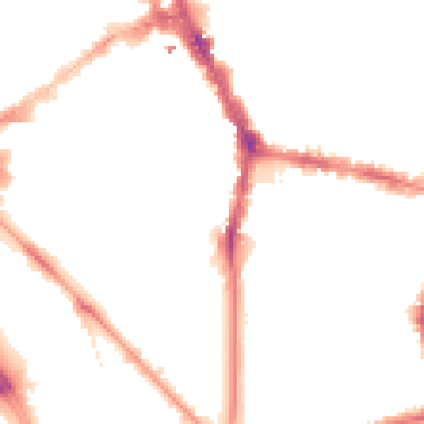 Night-time road noise heatmap for L1 4JS