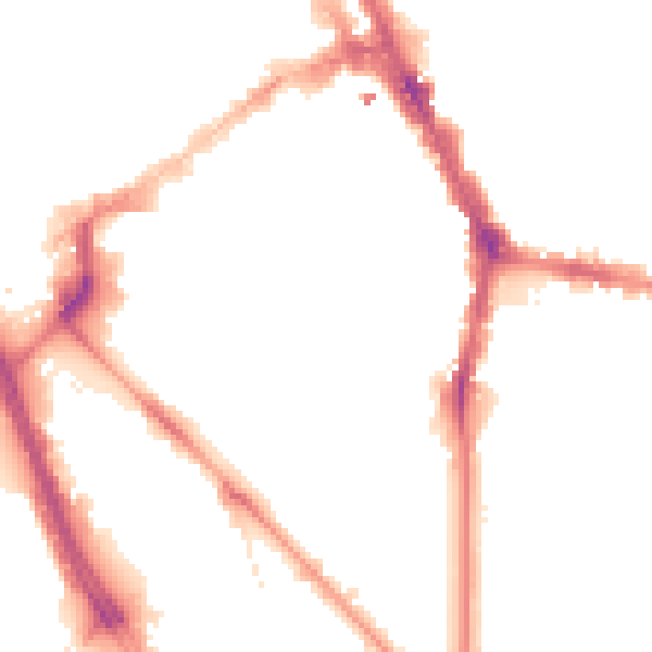 Night-time road noise heatmap for L1 5AG