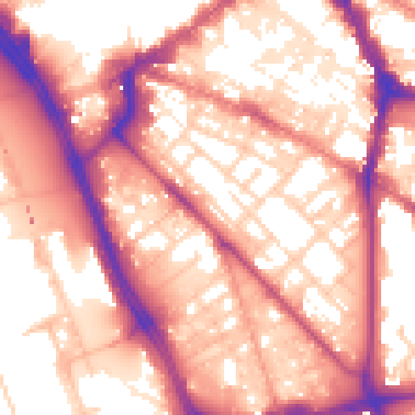 Daytime road noise heatmap for L1 5DF
