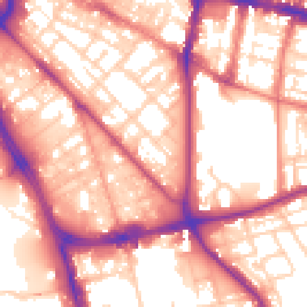 Daytime road noise heatmap for L1 5EH