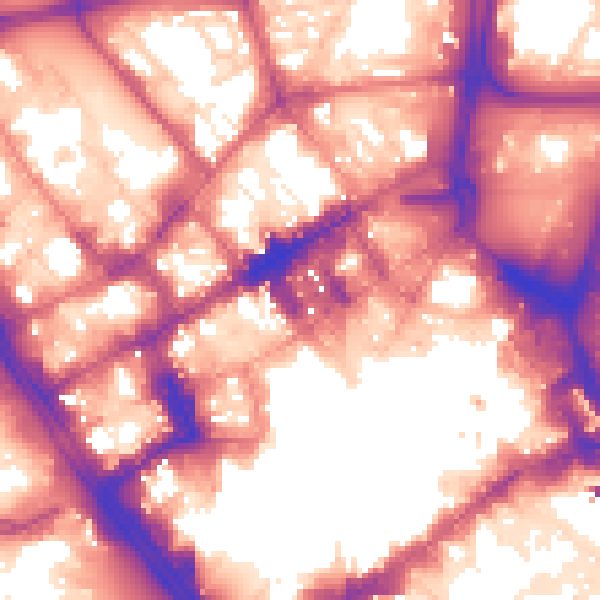 Daytime road noise heatmap for L1 6AA