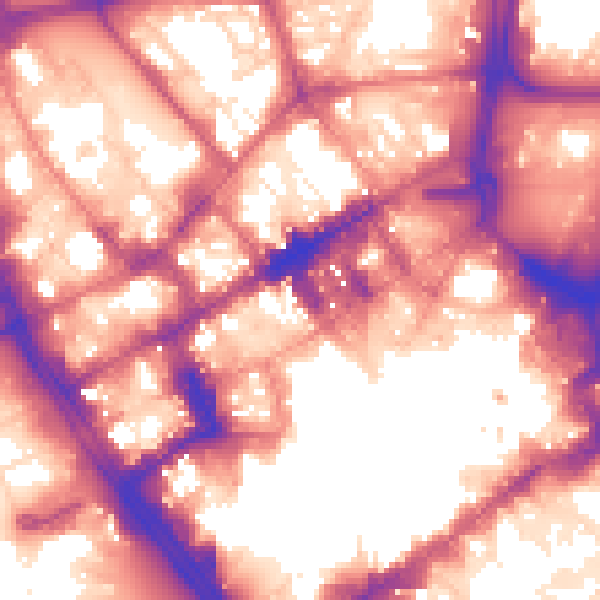 Daytime road noise heatmap for L1 6AF