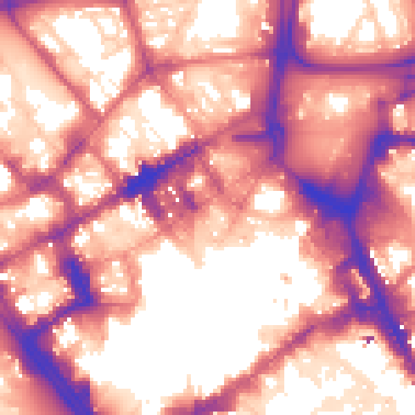 Daytime road noise heatmap for L1 6BX