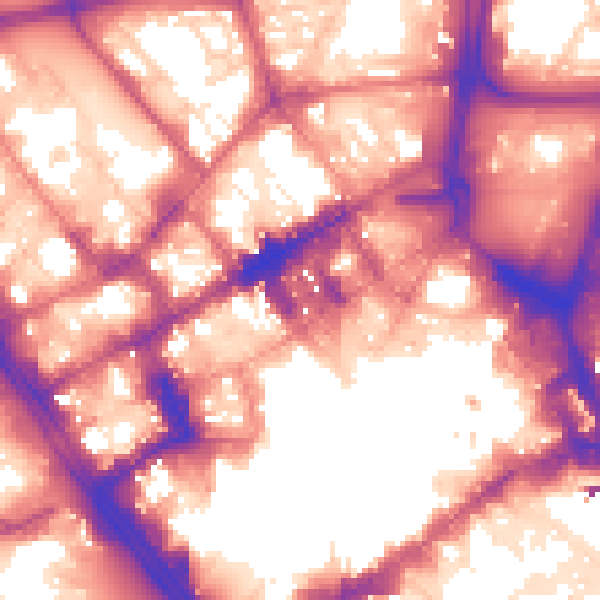 Daytime road noise heatmap for L1 6HB