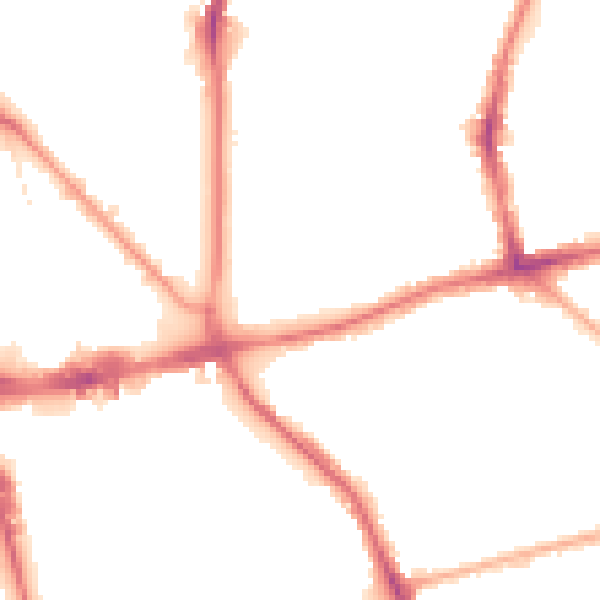 Night-time road noise heatmap for L1 7BP