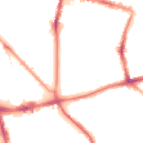 Night-time road noise heatmap for L1 7BZ