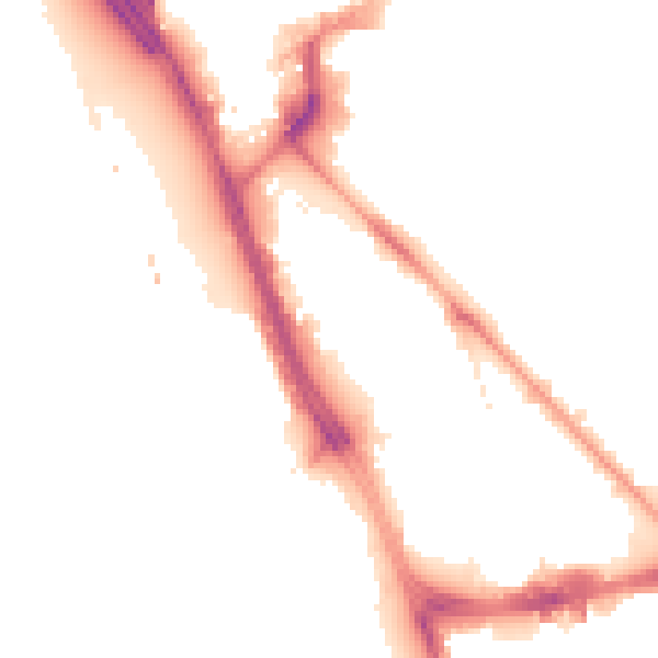 Night-time road noise heatmap for L1 8AJ