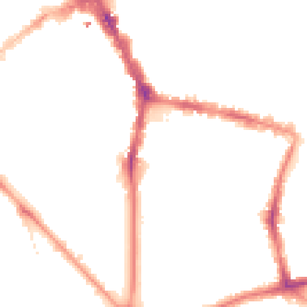Night-time road noise heatmap for L1 9DS