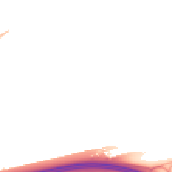Night-time road noise heatmap for L14 0PN