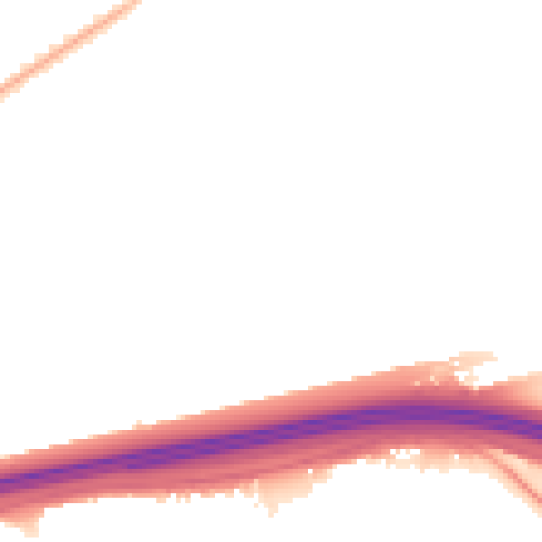 Night-time road noise heatmap for L14 6TA