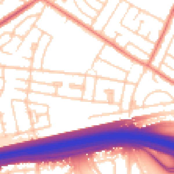 Daytime road noise heatmap for L14 6TB