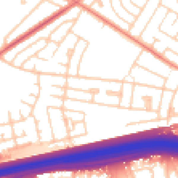 Daytime road noise heatmap for L14 6UN
