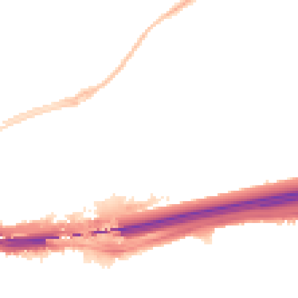 Night-time road noise heatmap for L14 7AG