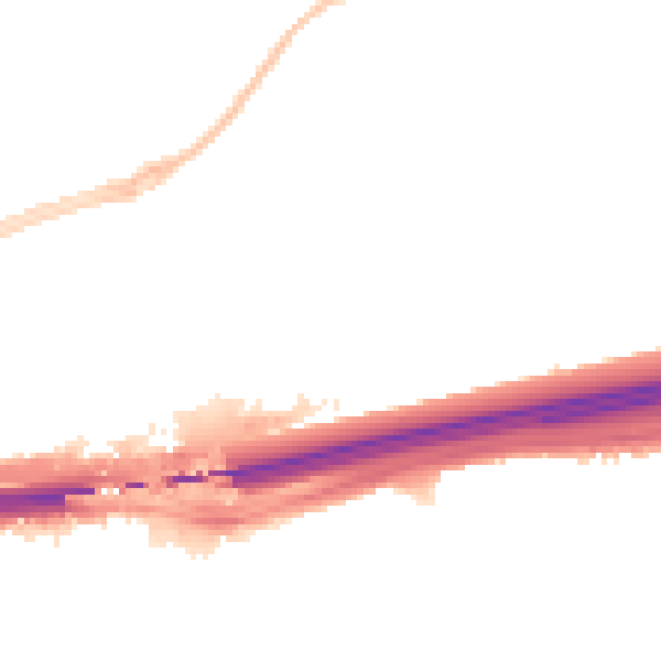 Night-time road noise heatmap for L14 7AS
