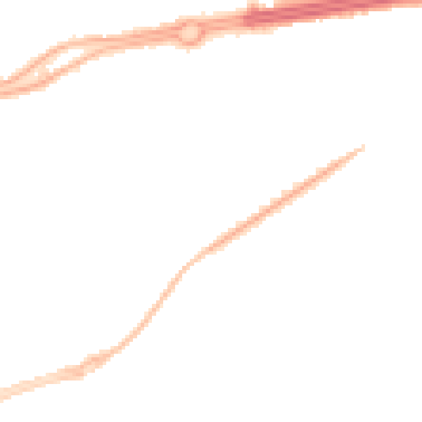 Night-time road noise heatmap for L14 7PZ