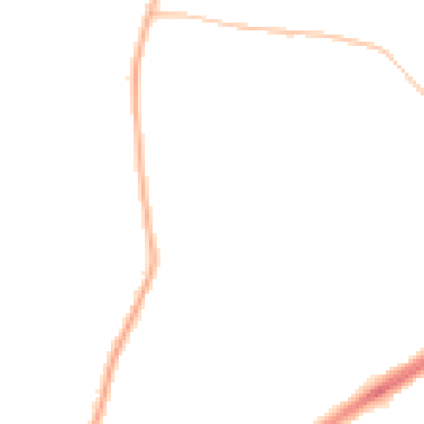 Night-time road noise heatmap for L21 0DZ