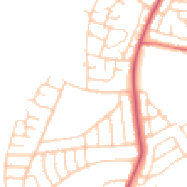 Daytime road noise heatmap for L21 0EG