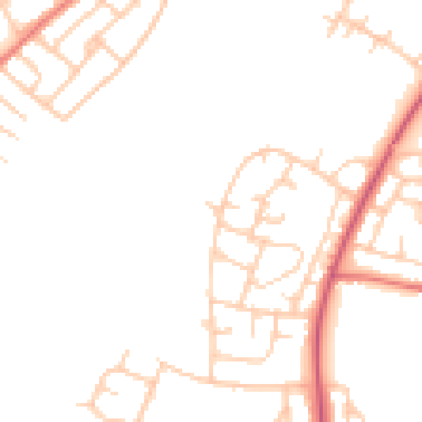 Daytime road noise heatmap for L21 0HL