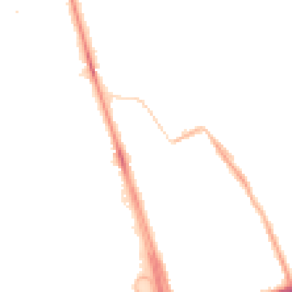 Night-time road noise heatmap for L21 1EX