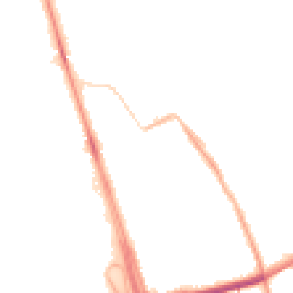 Night-time road noise heatmap for L21 1HA