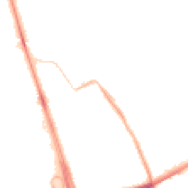 Night-time road noise heatmap for L21 1JF