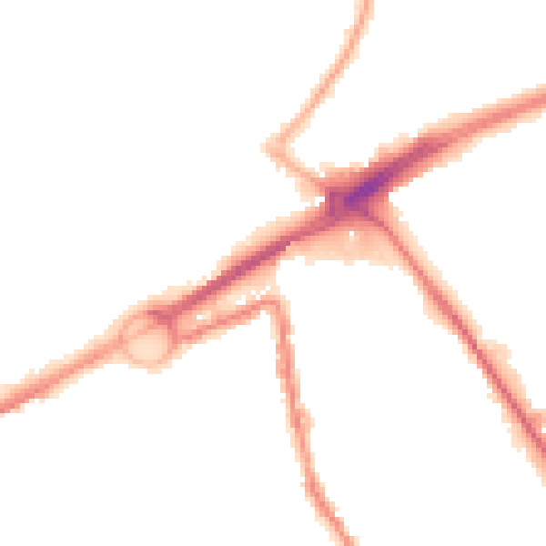 Night-time road noise heatmap for L21 2PB