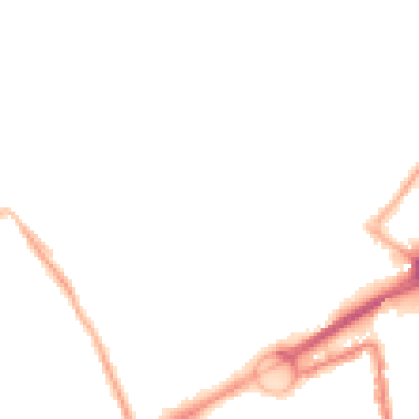 Night-time road noise heatmap for L21 2PS