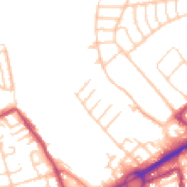 Daytime road noise heatmap for L21 2PU