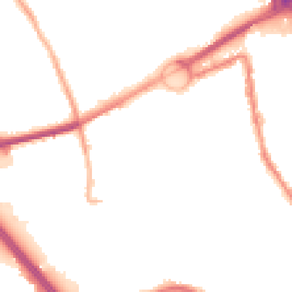 Night-time road noise heatmap for L21 3TJ