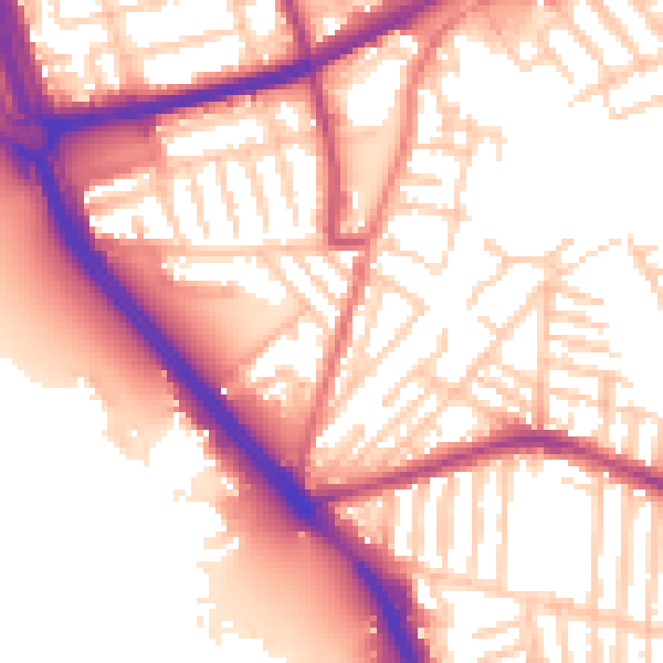 Daytime road noise heatmap for L21 4LG