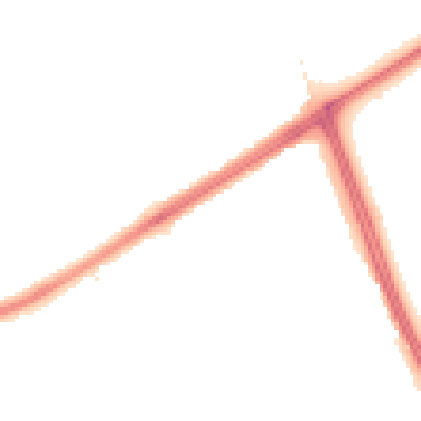 Night-time road noise heatmap for L21 5JL
