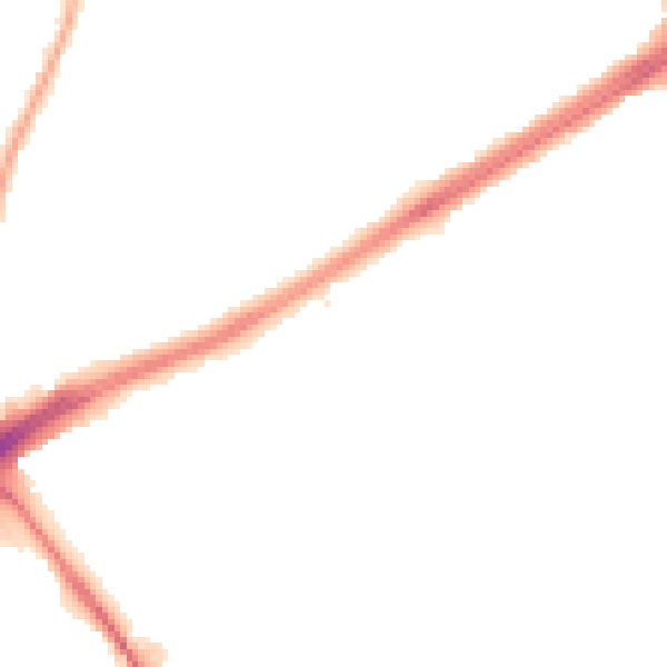 Night-time road noise heatmap for L21 5JS
