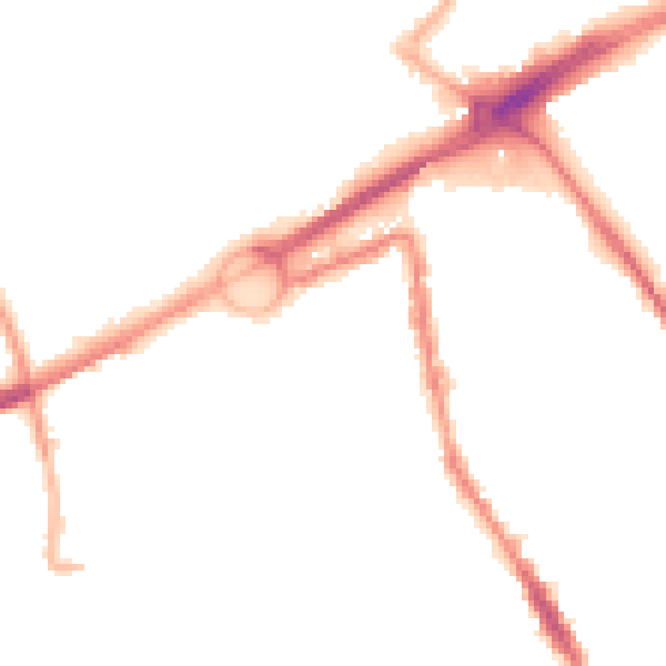 Night-time road noise heatmap for L21 6NG