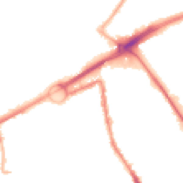 Night-time road noise heatmap for L21 6NH