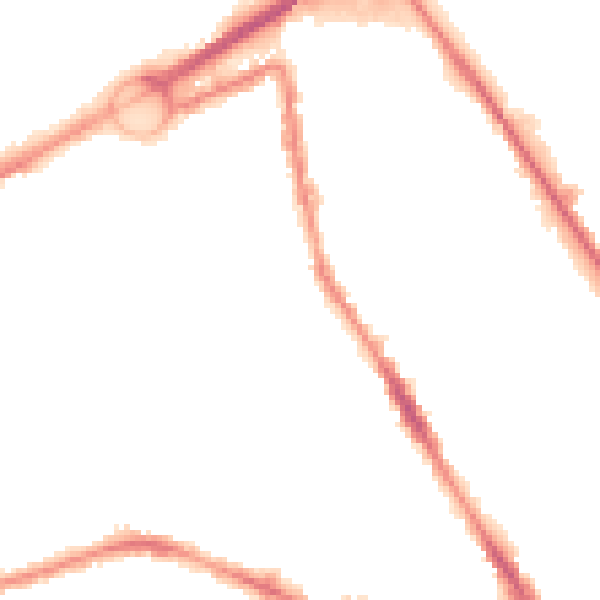Night-time road noise heatmap for L21 6NX