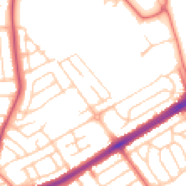 Daytime road noise heatmap for L21 7GB