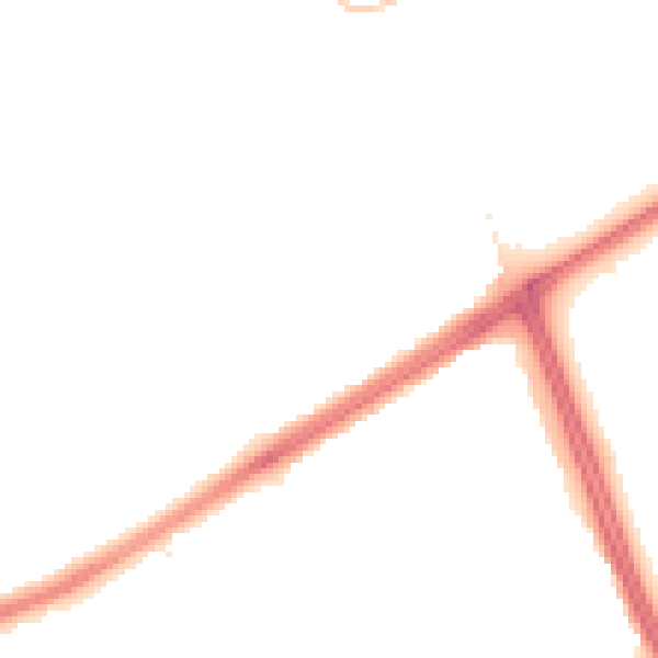 Night-time road noise heatmap for L21 7NA