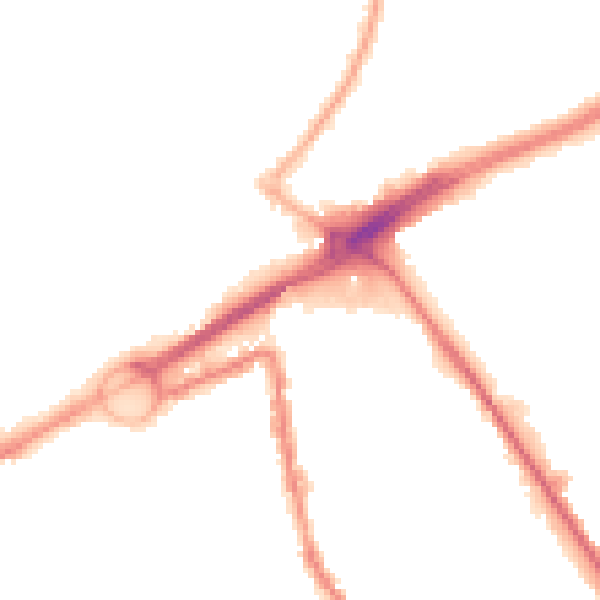 Night-time road noise heatmap for L21 7PB