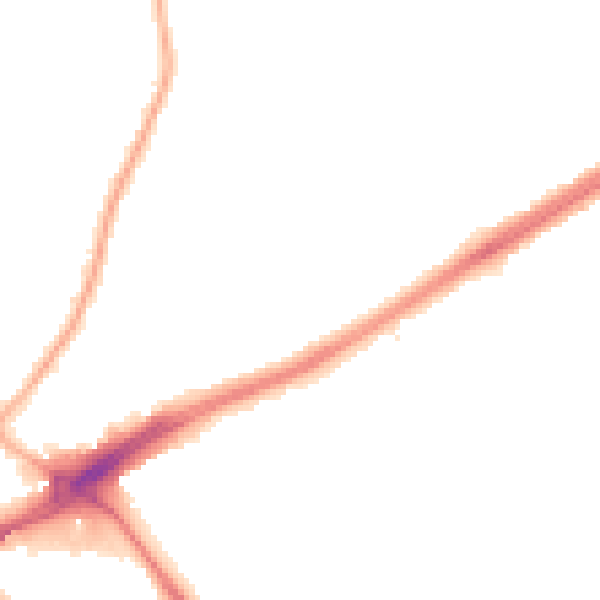 Night-time road noise heatmap for L21 7PY