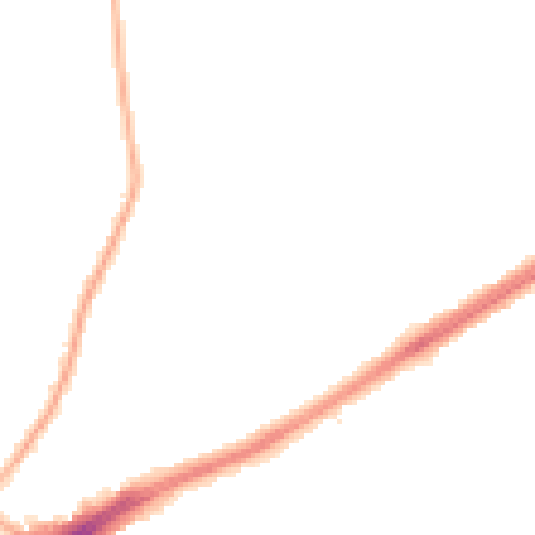 Night-time road noise heatmap for L21 7QG