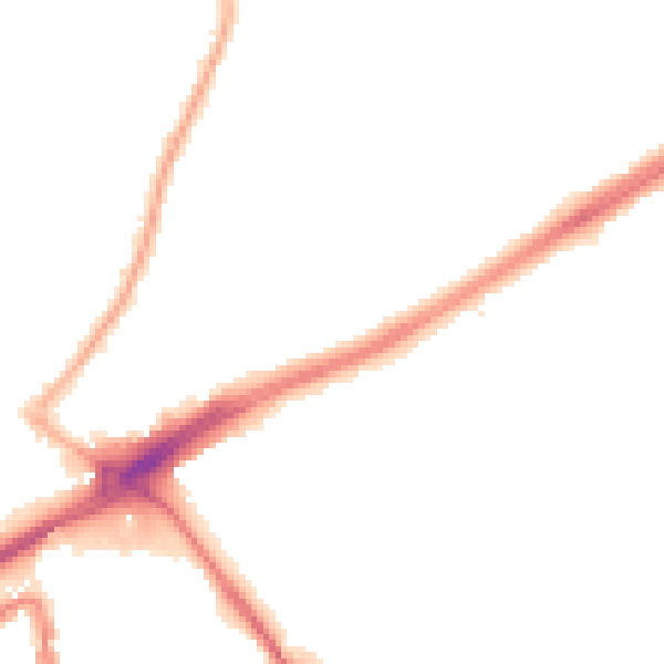 Night-time road noise heatmap for L21 7QJ