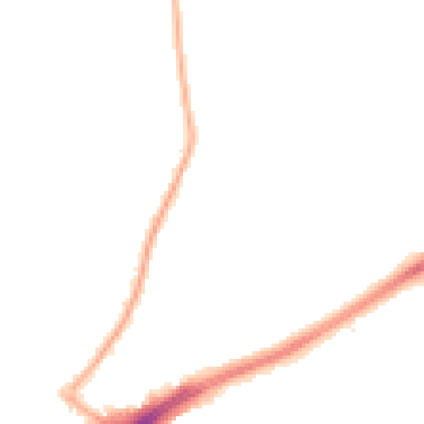 Night-time road noise heatmap for L21 7QR