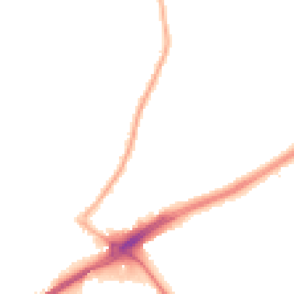 Night-time road noise heatmap for L21 7QX