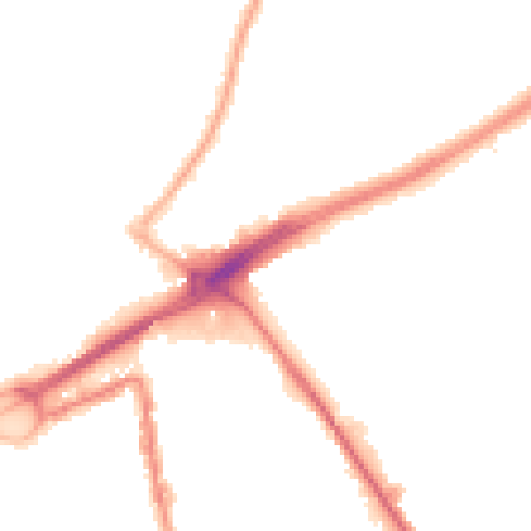 Night-time road noise heatmap for L21 8LP