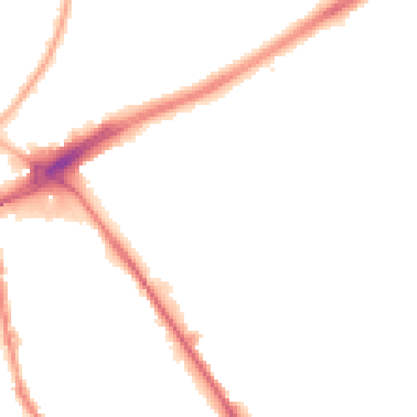 Night-time road noise heatmap for L21 8QX