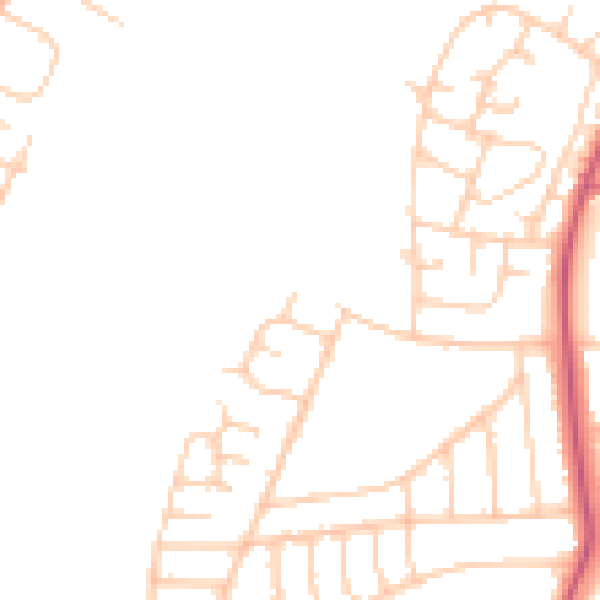 Daytime road noise heatmap for L21 9NR
