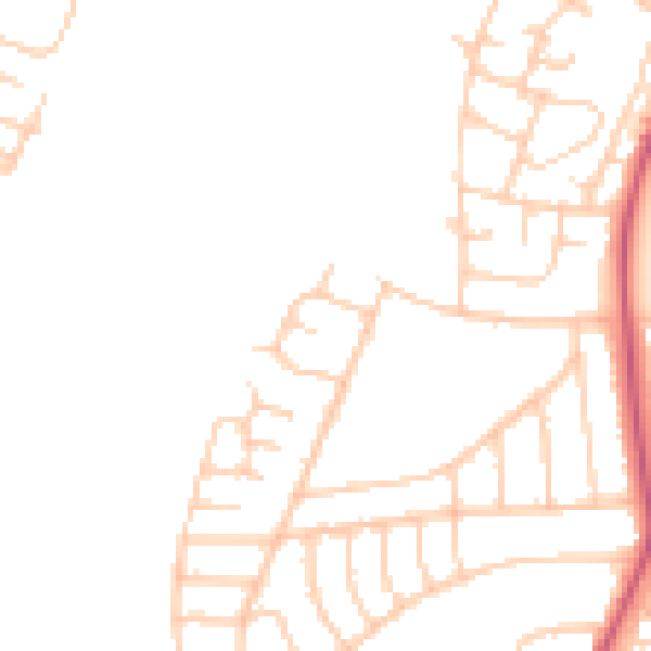 Daytime road noise heatmap for L21 9NS